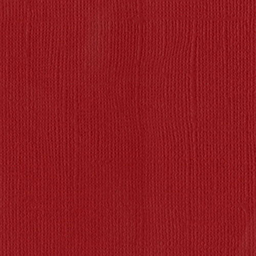 Кардсток однотонный с текстурой "холст" цвет "Bazzill Red"