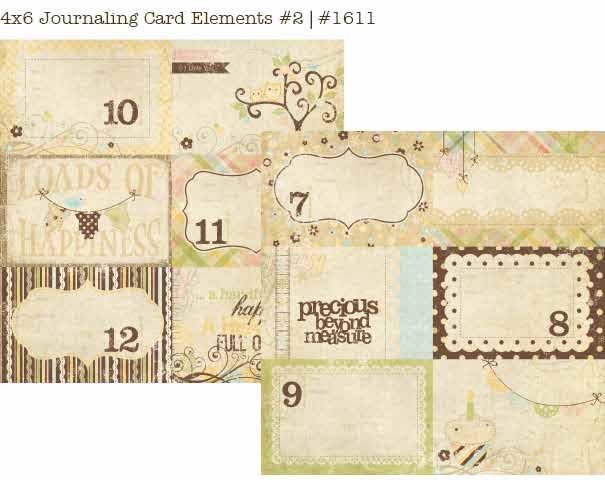 Бумага "Journaling Cards 2" из коллекции "Baby Steps" от магазина ScrapMan.ru