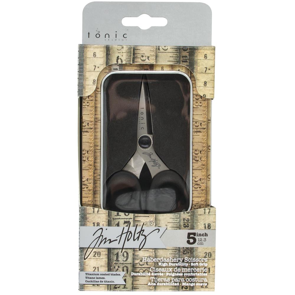 Ножницы маленькие в металлическом футляре от Tim Holtz