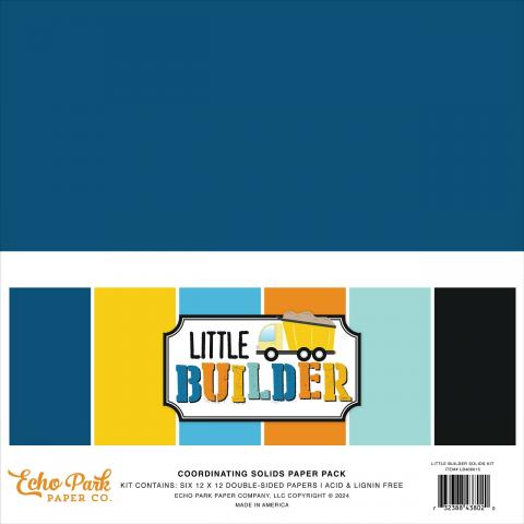 Набор кардстока "Маленький строитель "Little Builder" 6 листов