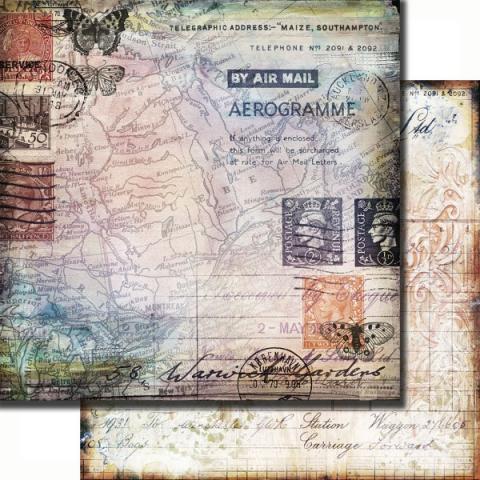 Бумага "Air Mail" из коллекции "Butterfly Effect"