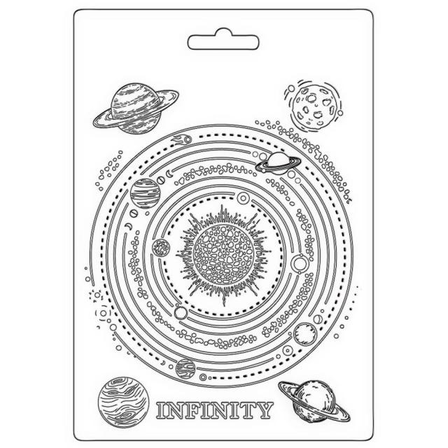 Молд пластиковый Cosmos Infinity, формат А5, Stamperia 