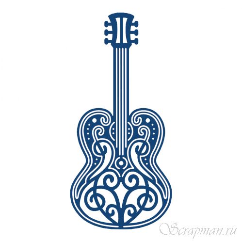 Нож "Guitar " от Tattered Lace