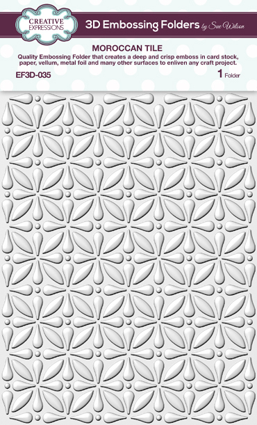 Папка для тиснения "Moroccan Tile" от Creative Expressions