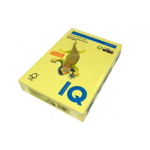 Бумага "IQ color" Лимонный, 160 гр/м2, формат А4