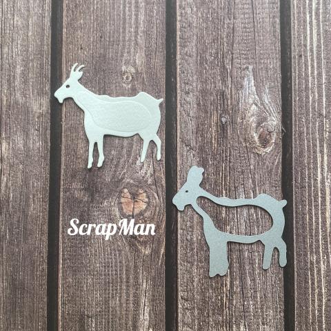 Нож для вырубки Коза от ScrapMan