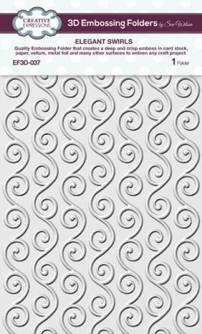 Папка для тиснения "Elegant Swirls" от Creative Expressions
