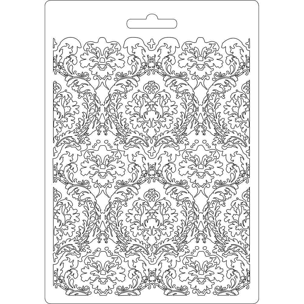 Молд пластиковый Damask, формат А5, Stamperia 