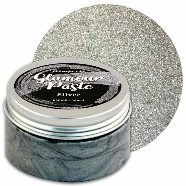 Паста для моделирования "Glamour Paste" Silver 100мл от Stamperia