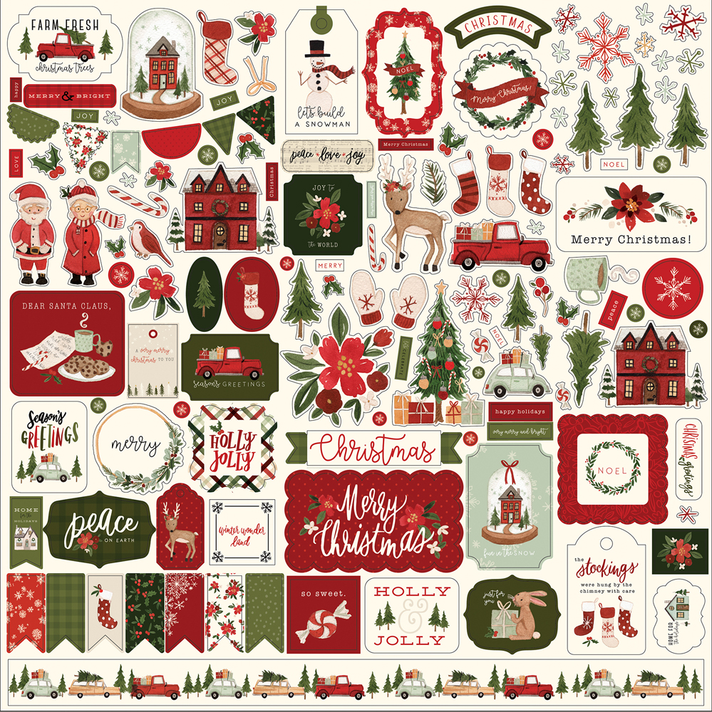 Набор стикеров из коллекции "Hello Christmas"
