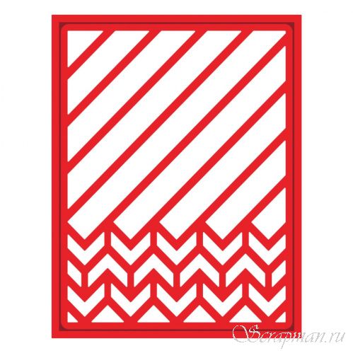 Нож для вырубки "Diagonal Chevron"