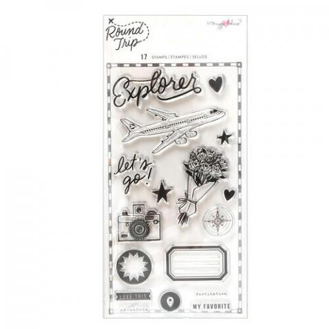 Набор штампов Кругосветное путешествие "Round Trip" от Maggie Holmes