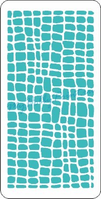 Трафарет "Кирпичики неровные" 9*19см