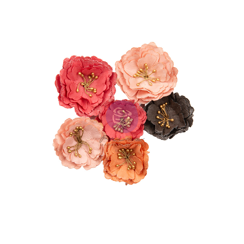 Набор цветов 6 штук из коллекции "STRAWBERRY MILKSHAKE"