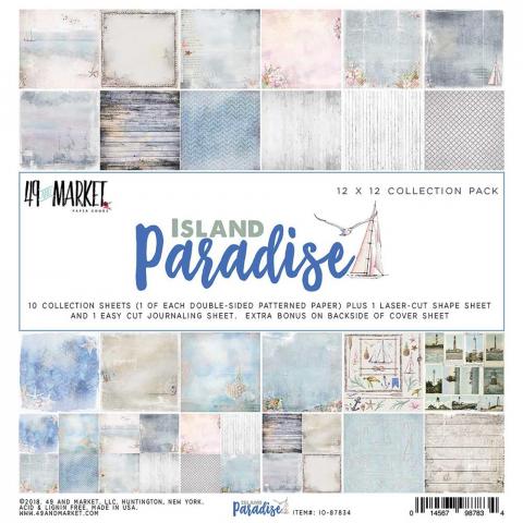 Набор бумаги "Island Paradise" 12 листов