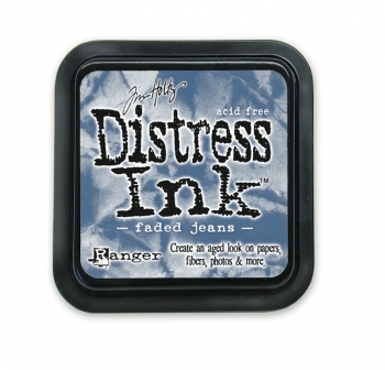 Большая подушечка "Tim holtz distress" цвет Потертые джинсы "Faded Jeans"