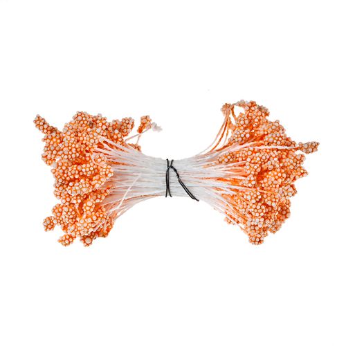 Тычинки двусторонние, цвет персиковый 144 штуки