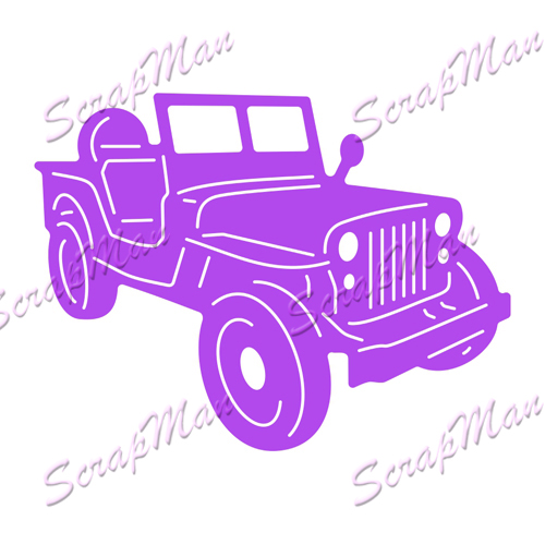 Нож "Jeep" (Джип) от ScrapMan от магазина ScrapMan.ru