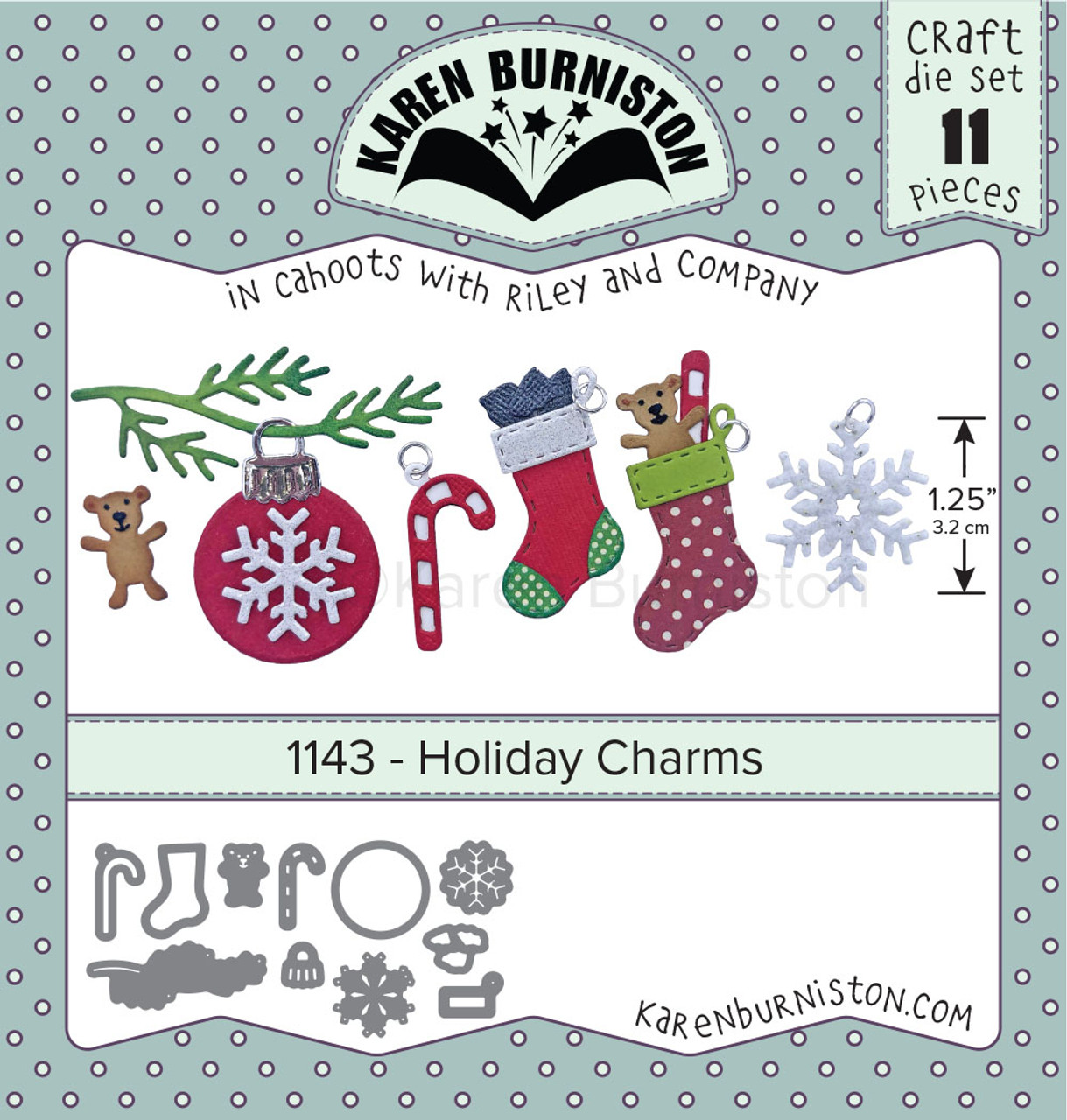 Нож для вырубки "Holiday Charms" от Karen Burniston