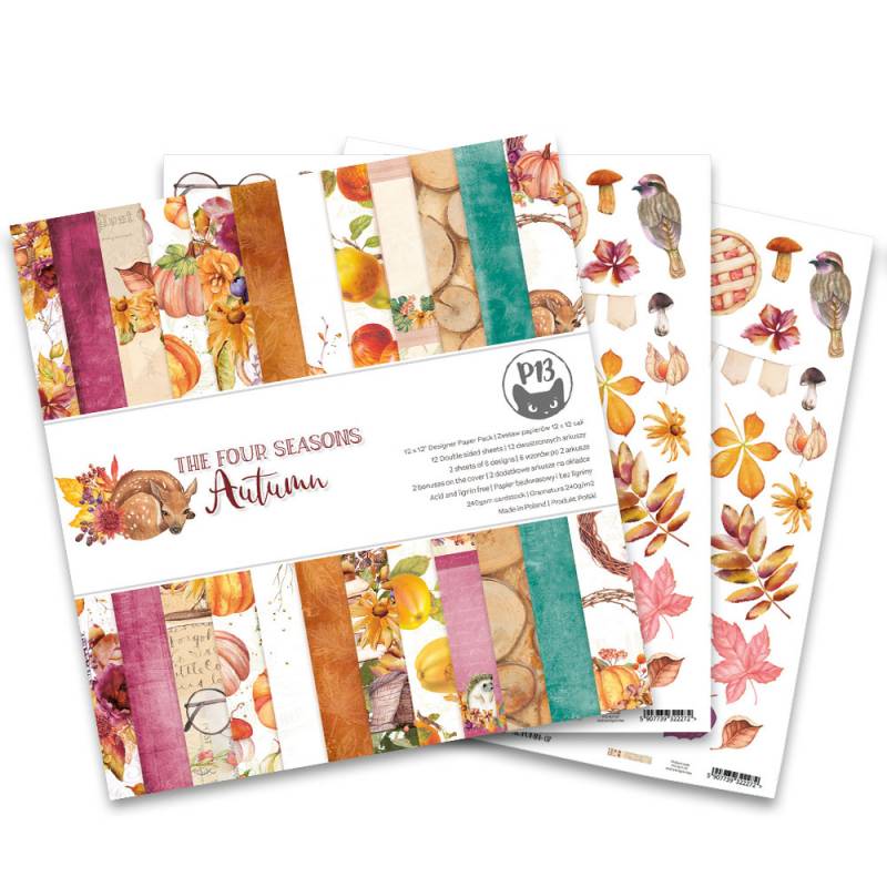 Набор бумаги "Paper pad The Four Seasons - Autumn" 12 листов