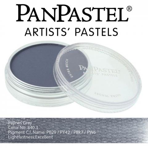 Ультрамягкая пастель "Paynes Grey" от Pan Pastel