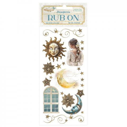 Набор натирок "Masquerade Sun and Moon" Stamperia
